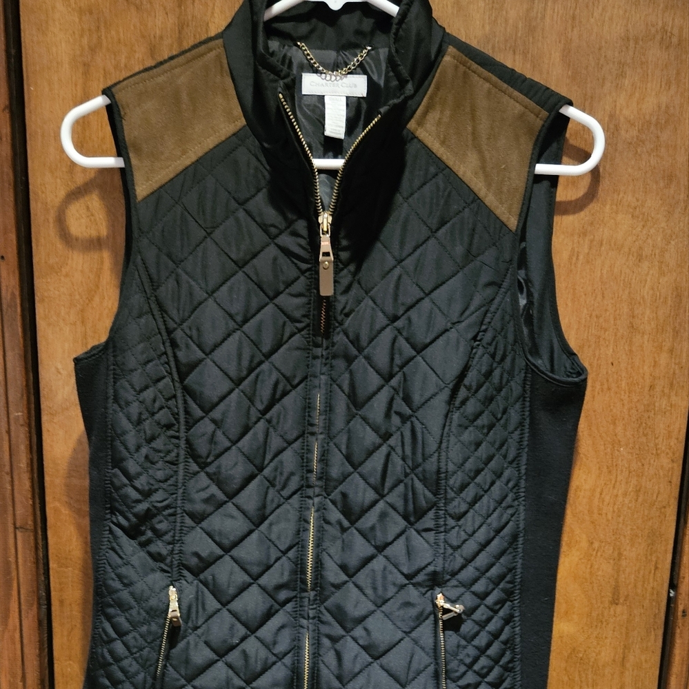 Charter Club Black Size Small Women's Vest